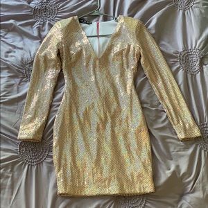 Cute pink sequin dress